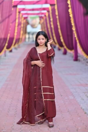 Brown Majesty Suit Set